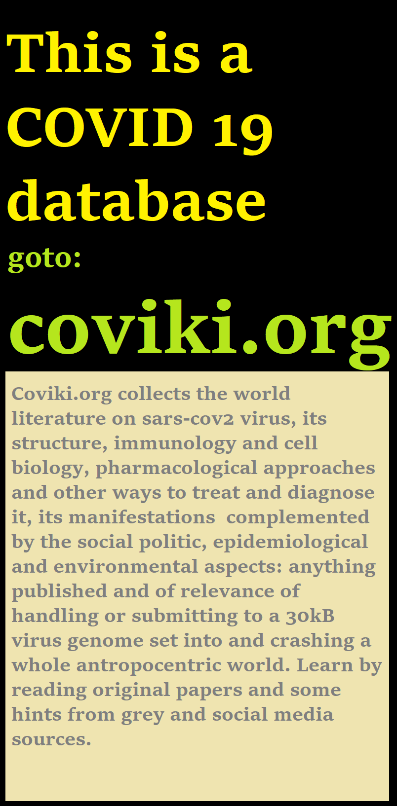 coviki database